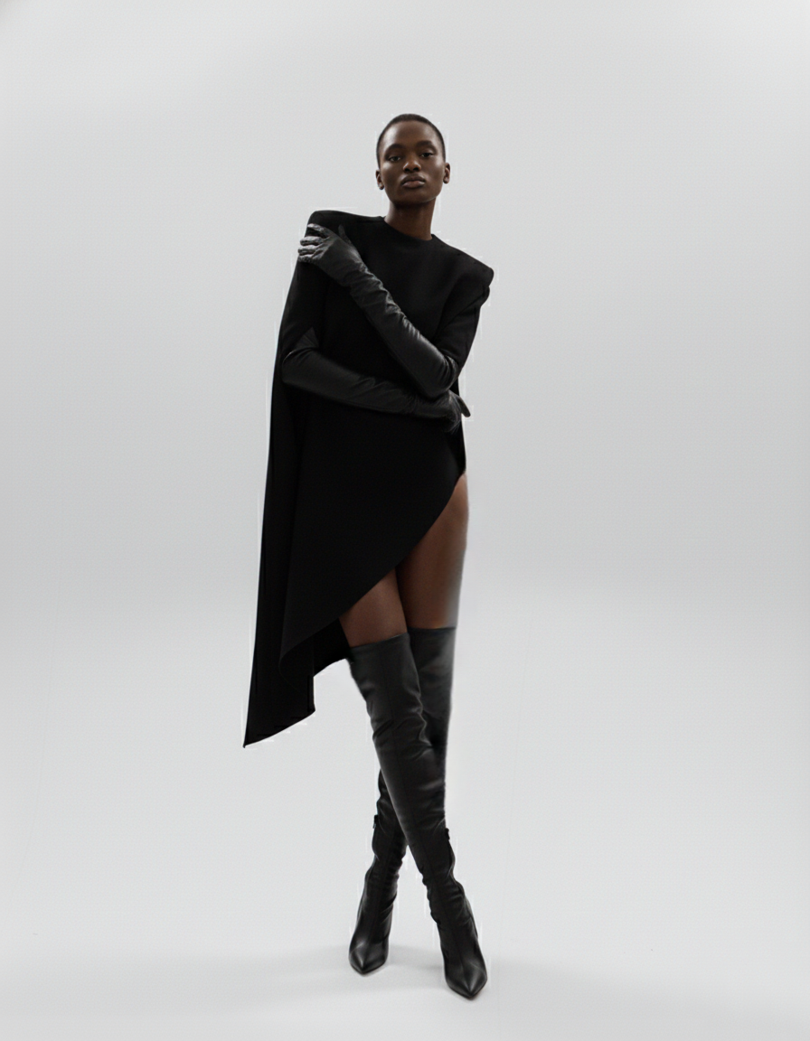 Asymmetrical Drape Shirt