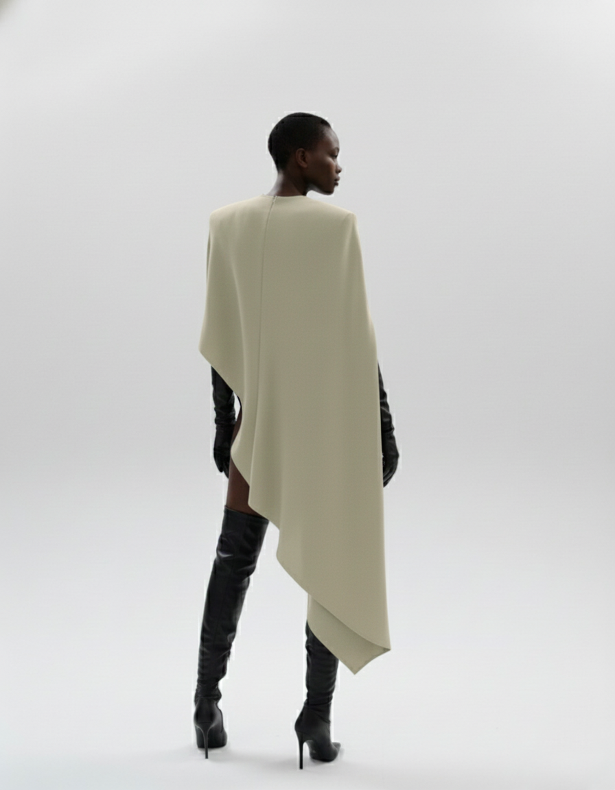 Asymmetrical Drape Shirt