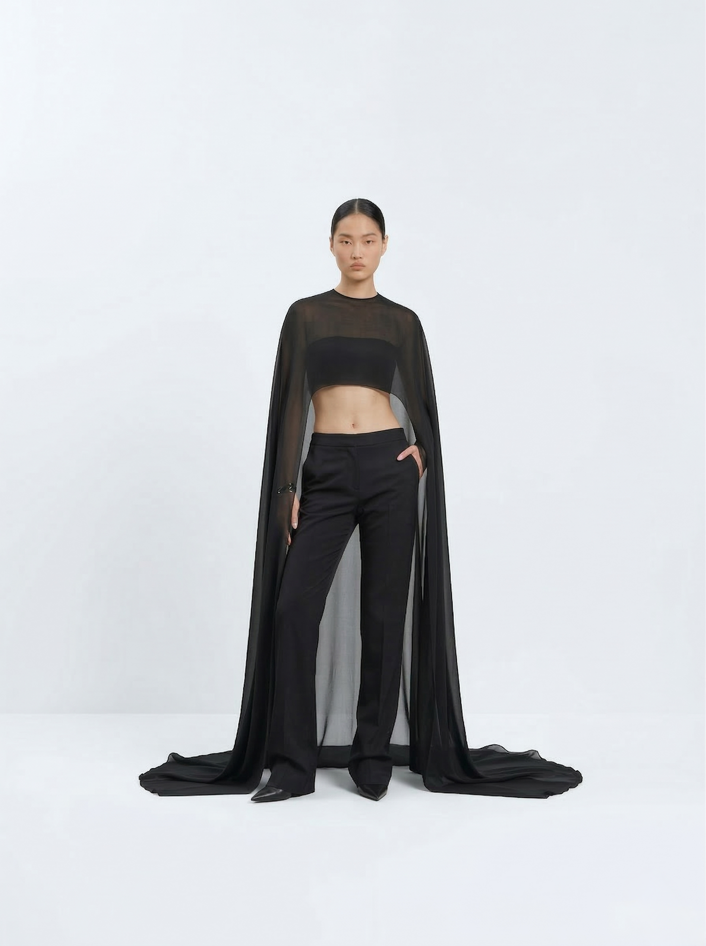 Sheer Cape & Bralette Set