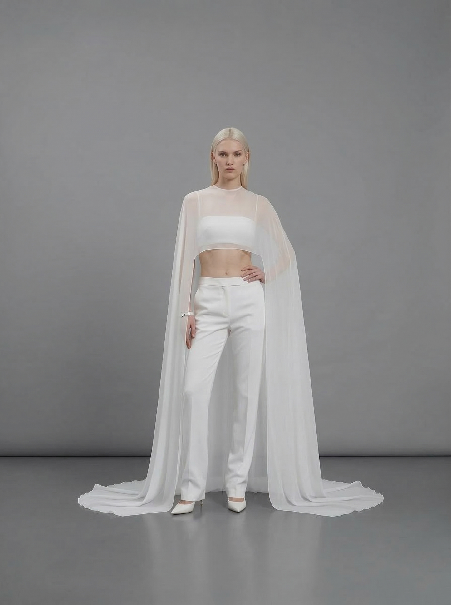 Sheer Cape & Bralette Set
